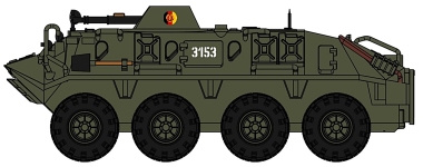NPE Modellbau NA88273 - H0 - Schützenpanzer SPW 60 PB NVA